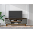Manhattan Comfort Marcus 62.99 TV Stand from Engineered Wood in Gray and Nature