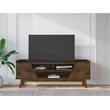 Manhattan Comfort Marcus 62.99 TV Stand from Engineered Wood in Rustic Brown