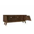 Manhattan Comfort Marcus 62.99 TV Stand from Engineered Wood in Rustic Brown