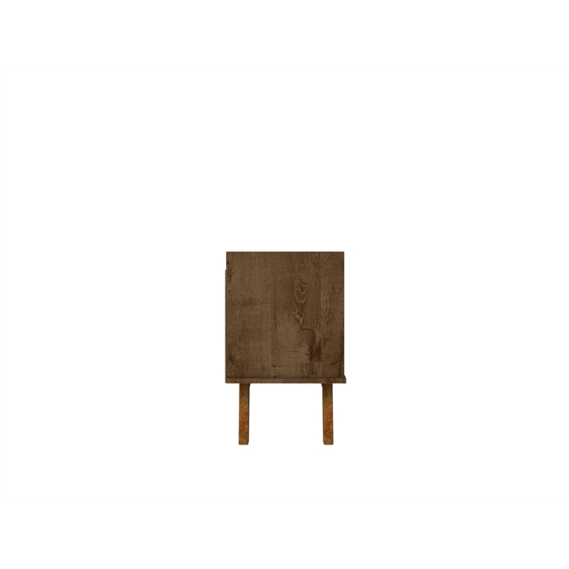 Manhattan Comfort Marcus 62.99 TV Stand from Engineered Wood in Rustic Brown