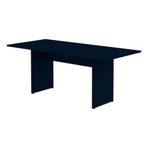 Manhattan Comfort NoMad 67.91 Dining Table from Engineered Wood in Midnight Blue
