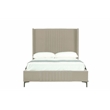 Manhattan Comfort Promenade Full-Size Bed made from Solid Wood in Rustic Taupe