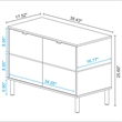 Manhattan Comfort Liam Accent Cabinet from Engineered Wood in White and Wood
