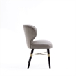 Strine Dining Chair in Dark Taupe - Set of 2