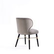 Strine Dining Chair in Dark Taupe - Set of 2