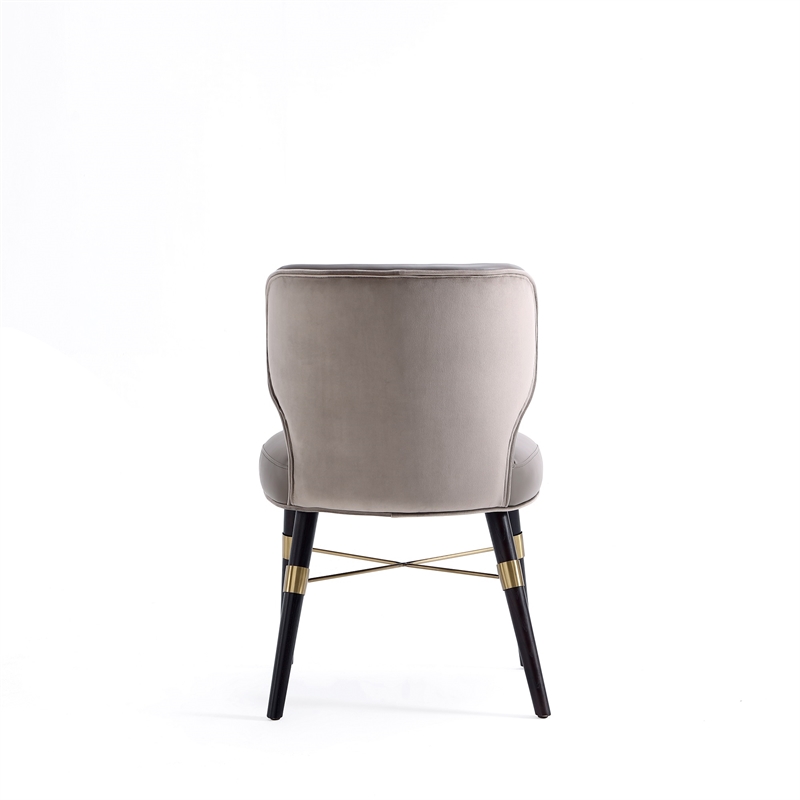 Strine Dining Chair in Dark Taupe - Set of 2