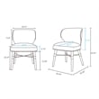 Strine Dining Chair in Dark Taupe - Set of 2