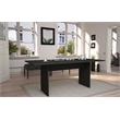 Manhattan Comfort NoMad 67.91 Dining Table from Engineered Wood in Gray