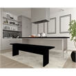 Manhattan Comfort NoMad 67.91 Dining Bench from Engineered Wood in Black