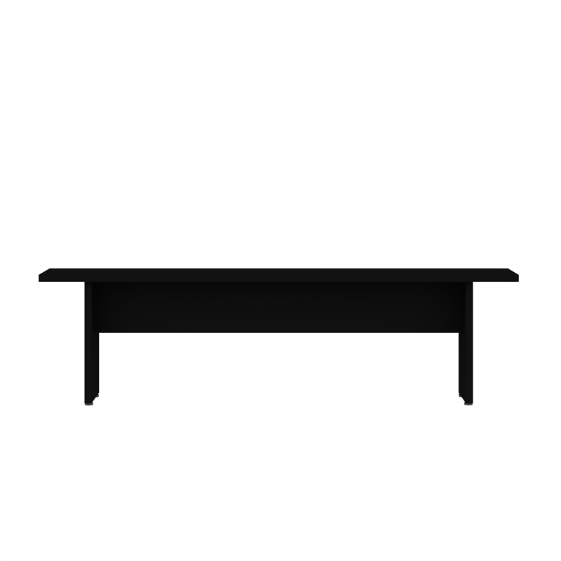 Manhattan Comfort NoMad 67.91 Dining Bench from Engineered Wood in Black