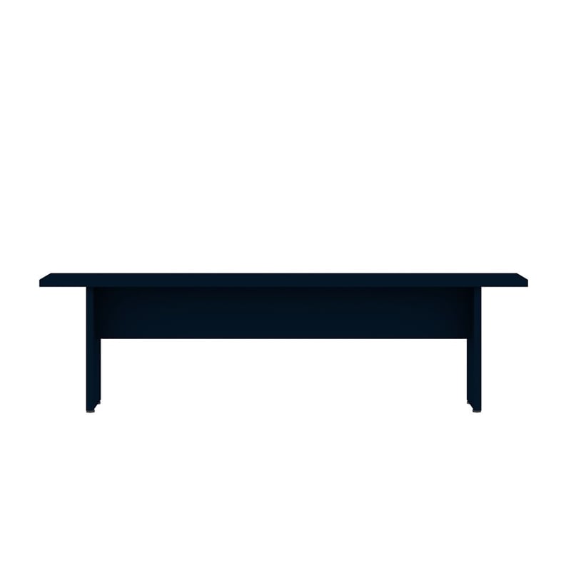 Manhattan Comfort NoMad 67.91 Dining Bench from Engineered Wood in Blue