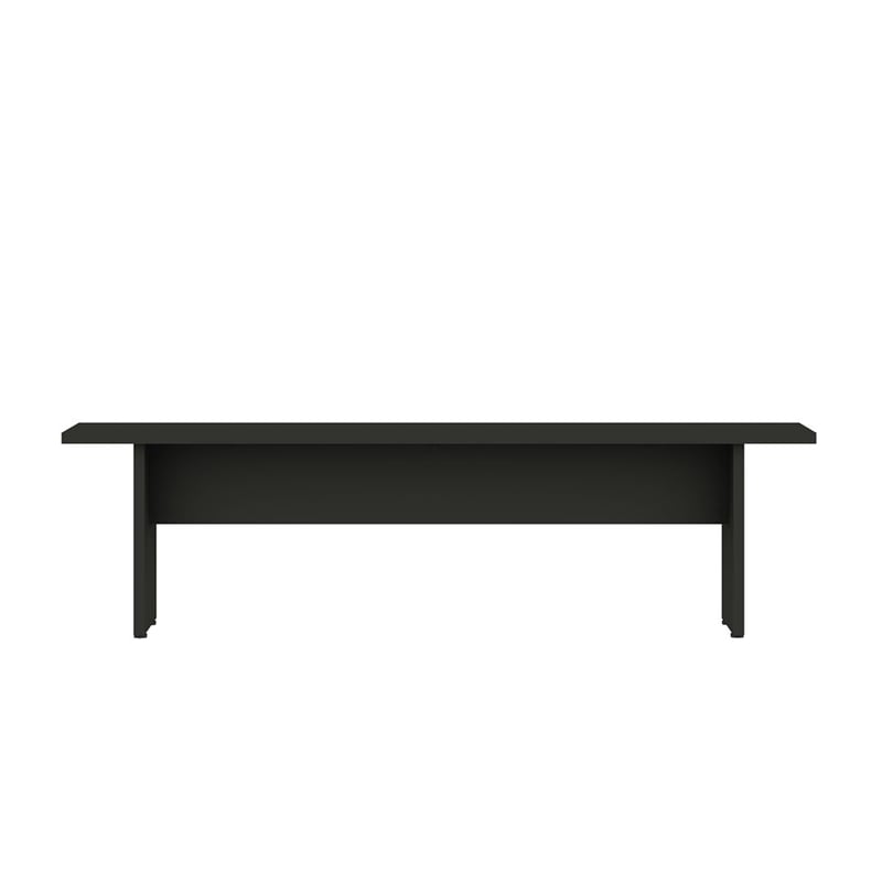 Manhattan Comfort NoMad 67.91 Dining Bench from Engineered Wood in Gray