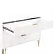 2-Piece DUMBO Standard 3-Drawer Dresser and DUMBO 1.0 Nightstand in White