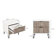 3-Piece DUMBO 5-Drawer Tall and 3-Drawer Dresser & Nightstand in Multi-Color