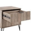 2-Piece DUMBO Standard 3-Drawer Dresser and DUMBO 2.0 Nightstand in Light Grey
