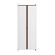 Manhattan Comfort Ratzer Storage Cabinet from Engineered Wood in White and Brown