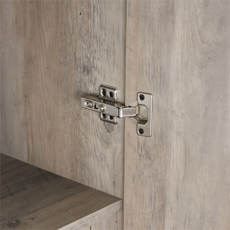 Manhattan Comfort Lee Wardrobe Closet 3.0 from Engineered Wood in Rustic Gray