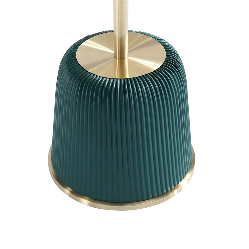 Manhattan Comfort Anderson End Table 1.0 with Steel Frame in Green - Set of 2