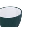 Manhattan Comfort Anderson End Table 2.0 with Steel Frame in Green - Set of 2