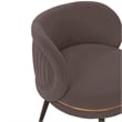 Manhattan Comfort Kaya Solid Wood Base Dining Chair in Gray - Set of 2