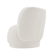 Manhattan Comfort Siri Accent Chair with Solid Wood Frame in Cream - Set of 2