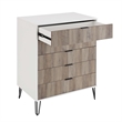 2-Piece DUMBO 5-Drawer Tall Dresser & 6-Drawer Double Low Dresser in Gray
