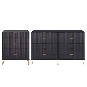 2-piece dumbo  5-drawer tall dresser and dumbo 10-drawer double tall dresser