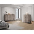 2-Piece DUMBO 5-Drawer Tall Dresser & 10-Drawer Double Tall Dresser in Gray
