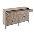 2-Piece DUMBO 5-Drawer Tall Dresser & 10-Drawer Double Tall Dresser in Gray