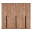 Lee 3-Piece Module Wardrobe Closet from Engineered Wood in Golden Brown