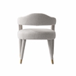 7-Piece Hathaway 59.05 Round Dining Set with 6 Aspen Dining Chairs in Silver