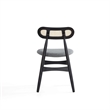 Rockaway Solid Wood Dining Set with 6 Colbert Chairs in Gray