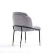 7-Piece Rockaway Solid Wood Dining Set with 6 Flor Dining Chairs in Gray