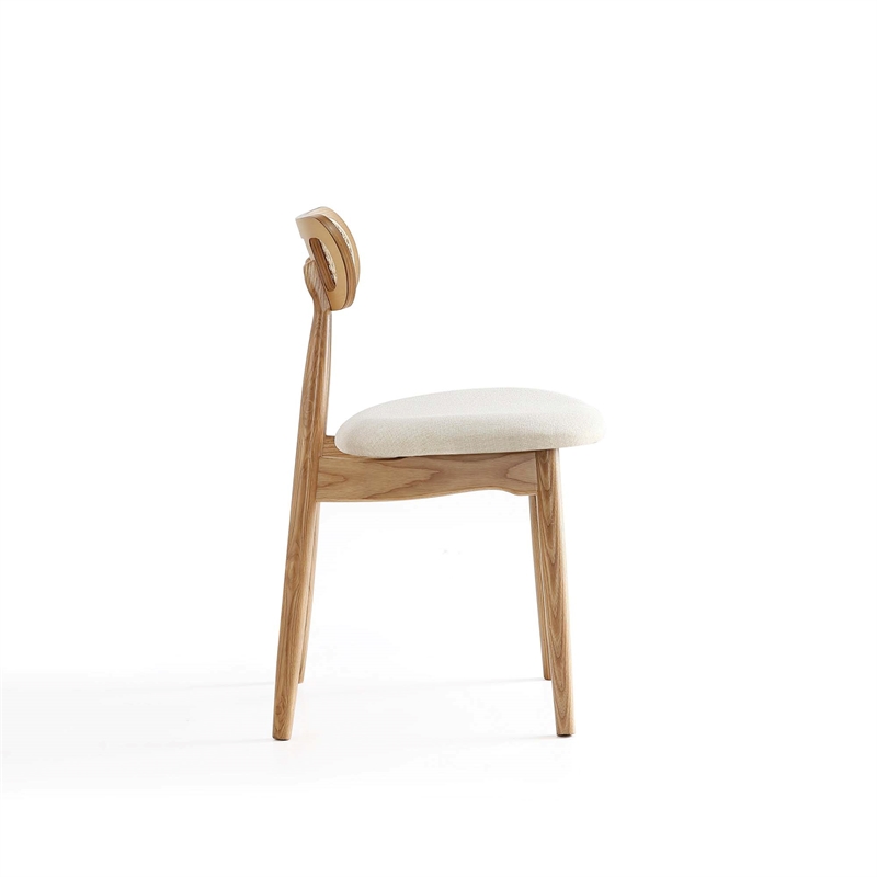 7-Piece Rockaway Solid Wood Dining Set in Natural with 6 Colbert Dining Chairs