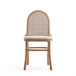 7-Piece Rockaway Solid Wood Dining Set in Natural - 6 Paragon 1.0 Dining Chairs