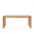 7-Piece Rockaway Solid Wood Dining Set in Natural - 6 Paragon 1.0 Dining Chairs