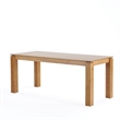 7-Piece Rockaway Solid Wood Dining Set in Natural - 6 Paragon 1.0 Dining Chairs