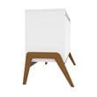 Manhattan Comfort Gales 48.50 Sideboard with Solid Wood Legs in Matte White