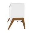 Manhattan Comfort Gales 48.50 Sideboard with Solid Wood Legs in Matte White