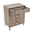 3-Piece DUMBO 5-Drawer & 6-Drawer Dressers and Nightstand in Gray