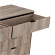 DUMBO 5-Drawer & 10-Drawer Dressers & Nightstand 2.0 Set -Gray-Engineered Wood