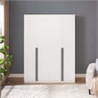 Lee Wardrobe Closet 1.0 from Engineered Wood in White - Set of 2
