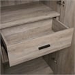 Lee Wardrobe Closet 2.0 from Engineered Wood in Rustic Gray - Set of 2