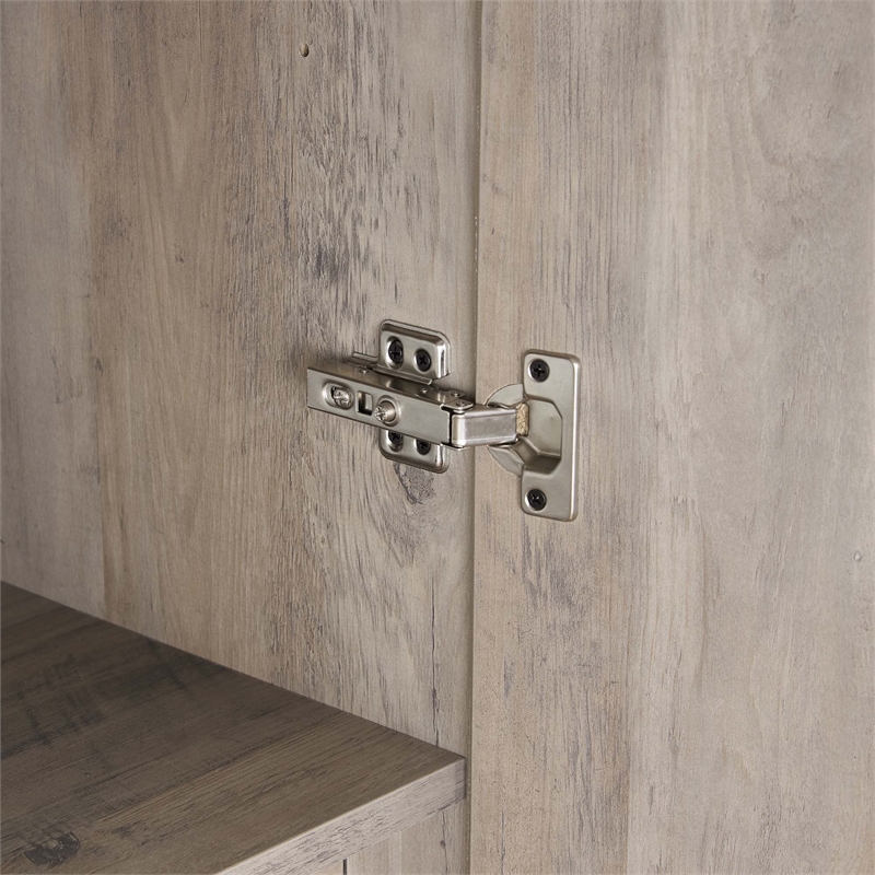 Lee Wardrobe Closet 3.0 from Engineered Wood in Rustic Gray - Set of 2