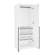 Lee Wardrobe Closet 3.0 from Engineered Wood in White - Set of 2