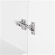 Lee Wardrobe Closet 3.0 from Engineered Wood in White - Set of 2