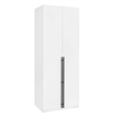 Manhattan Comfort Lee Wardrobe Closet 1.0 in White - Engineered Wood - Set of 3