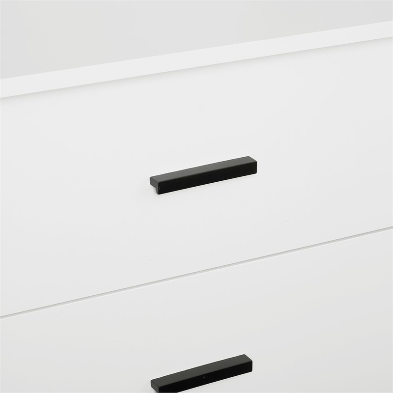 Manhattan Comfort Lee Wardrobe Closet 1.0 in White - Engineered Wood - Set of 3