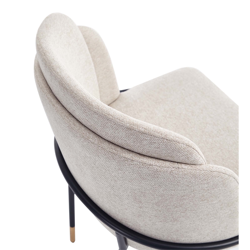 5-Piece Hathaway 47.24 Round Solid Wood Table with 4 Flor Dining Chairs in Wheat