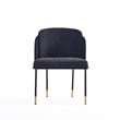 7-Piece Hathaway Round Solid Wood Dining Table with 6 Dining Chairs in Black